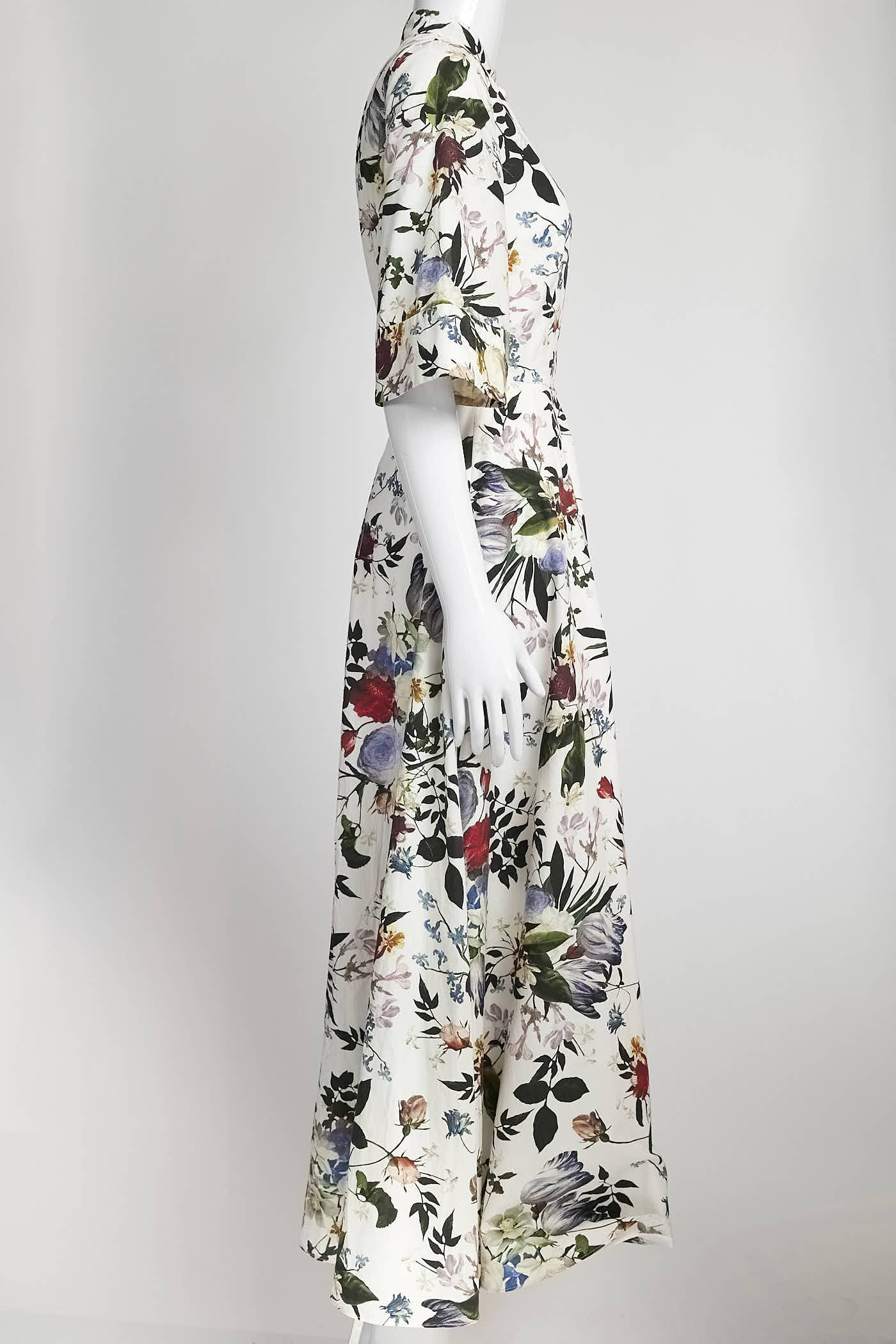 Erdem White Floral Printed Dress 8