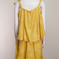 Erdem Yellow Emmbroidered Linen Mini Dress US6