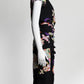 Etro Black with Purple Paisley Printed Dress 42
