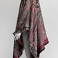 Etro Burgundy Patterned Shawl