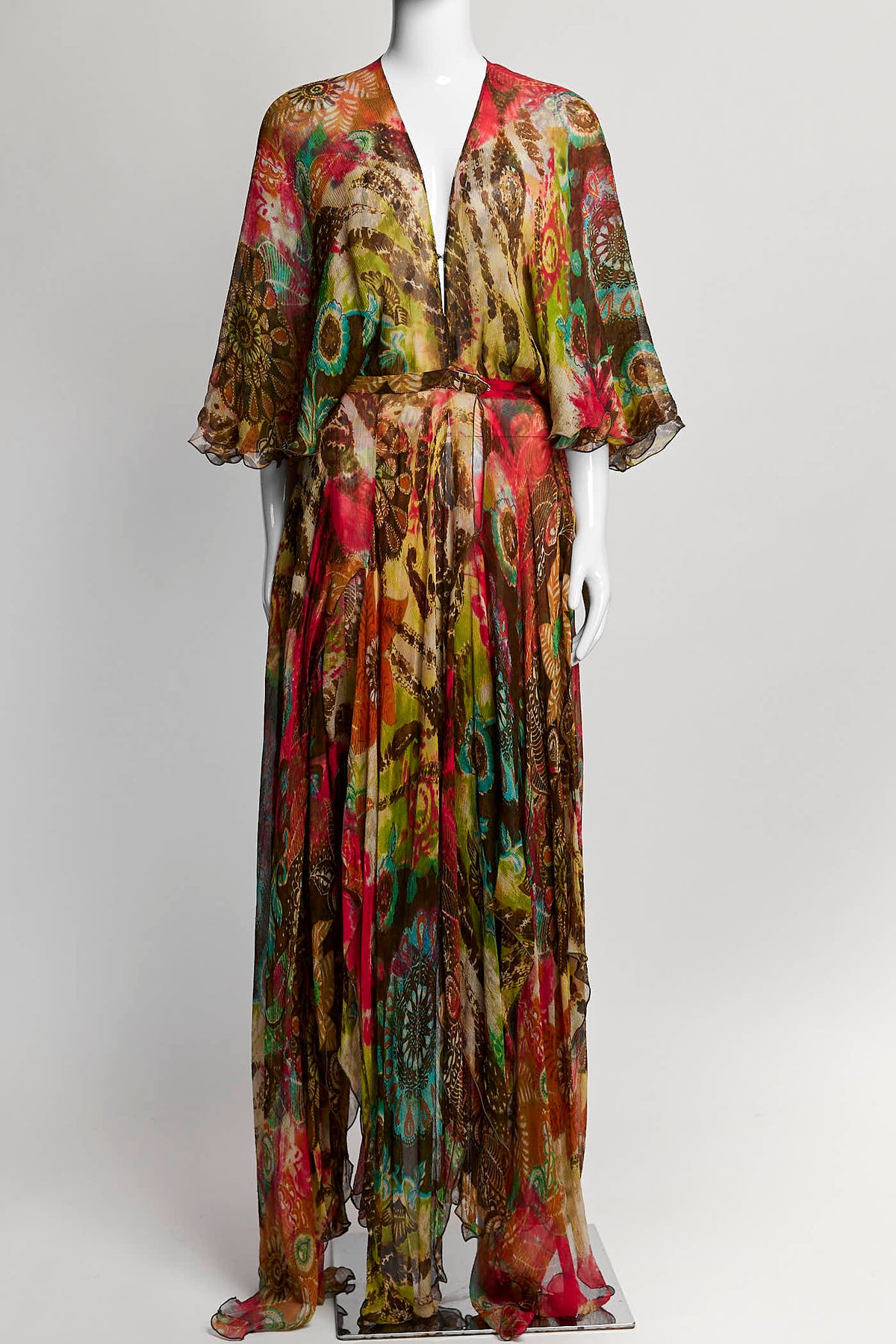 Etro Multicolor Printed Printed Dress 44