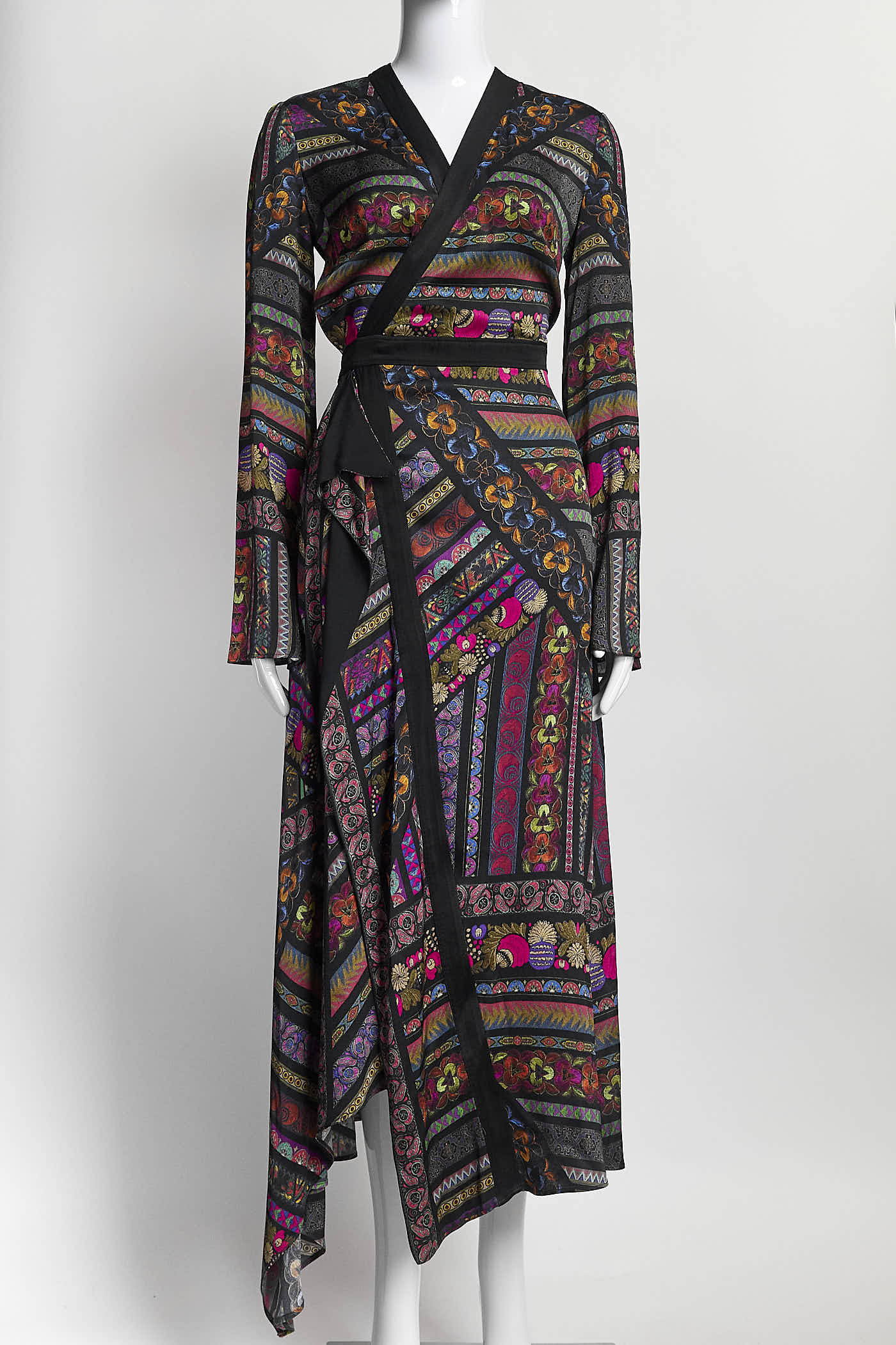Etro Patterned Knee-Length Dress 40