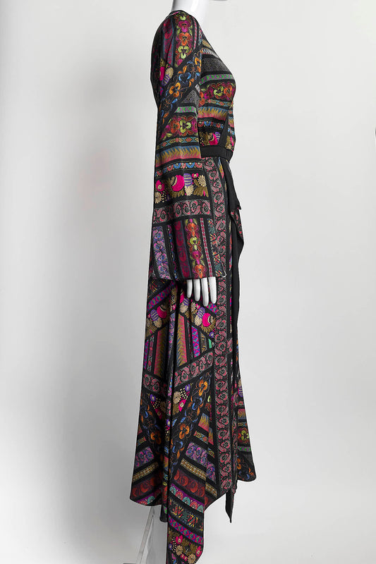 Etro Patterned Knee-Length Dress 40