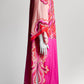 Etro Pink Oversized Striped & Paisley Caftan Dress 38