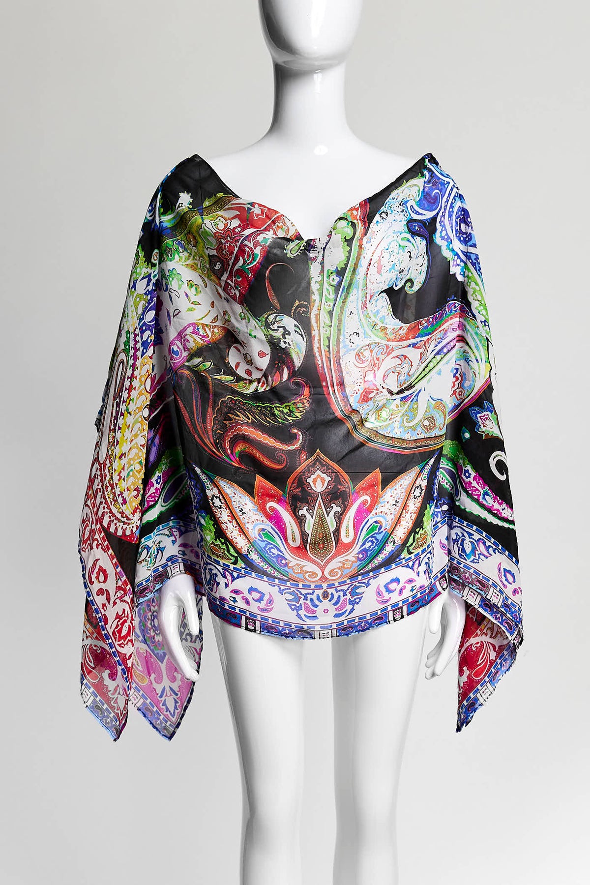 Etro Silk Paisley Print Top
