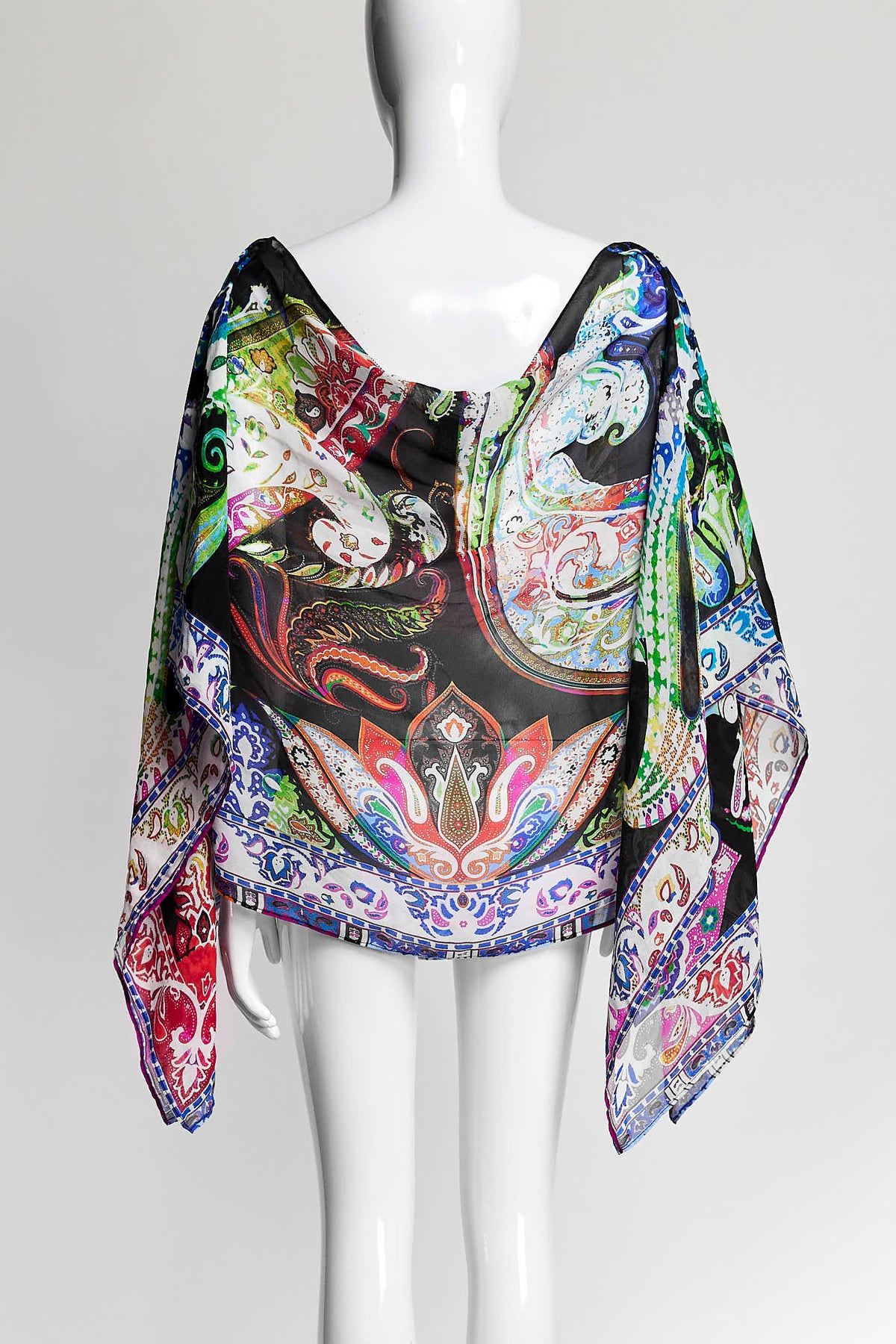 Etro Silk Paisley Print Top