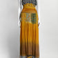 Etro Yellow Patterned Long Dress 42