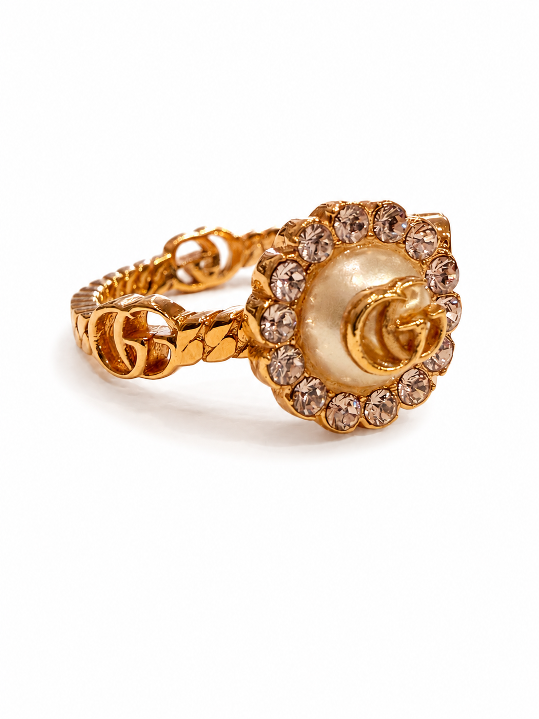 Gucci Double G Flower Ring - SIZE 5/6