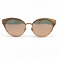 CHRISTIAN DIOR LIMITED EDITION HAMMERED GOLD METAL SUNGLASSES