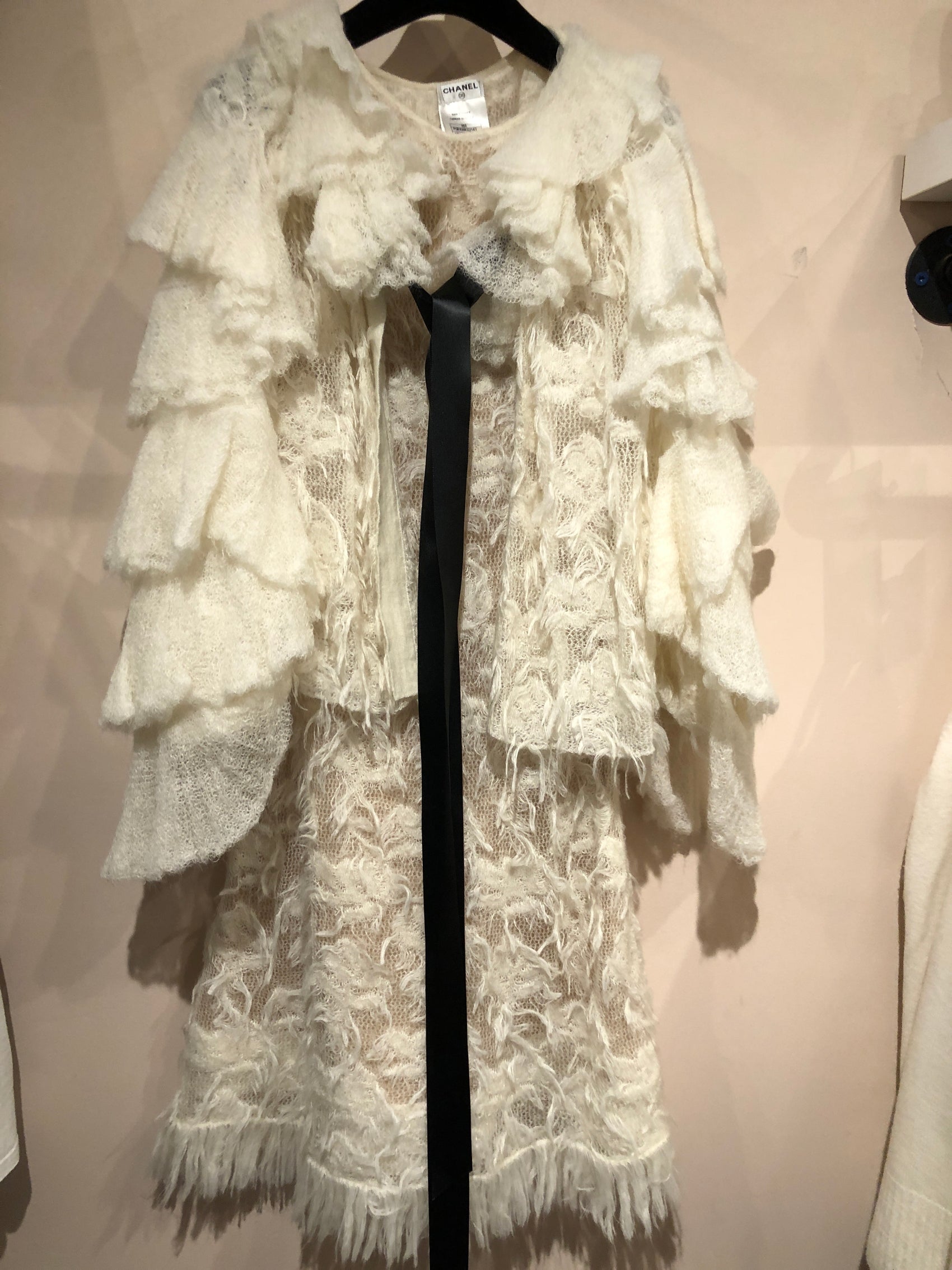 Chanel dress cream