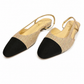 CHANEL TWEED SANDALS - SIZE 38.5C
