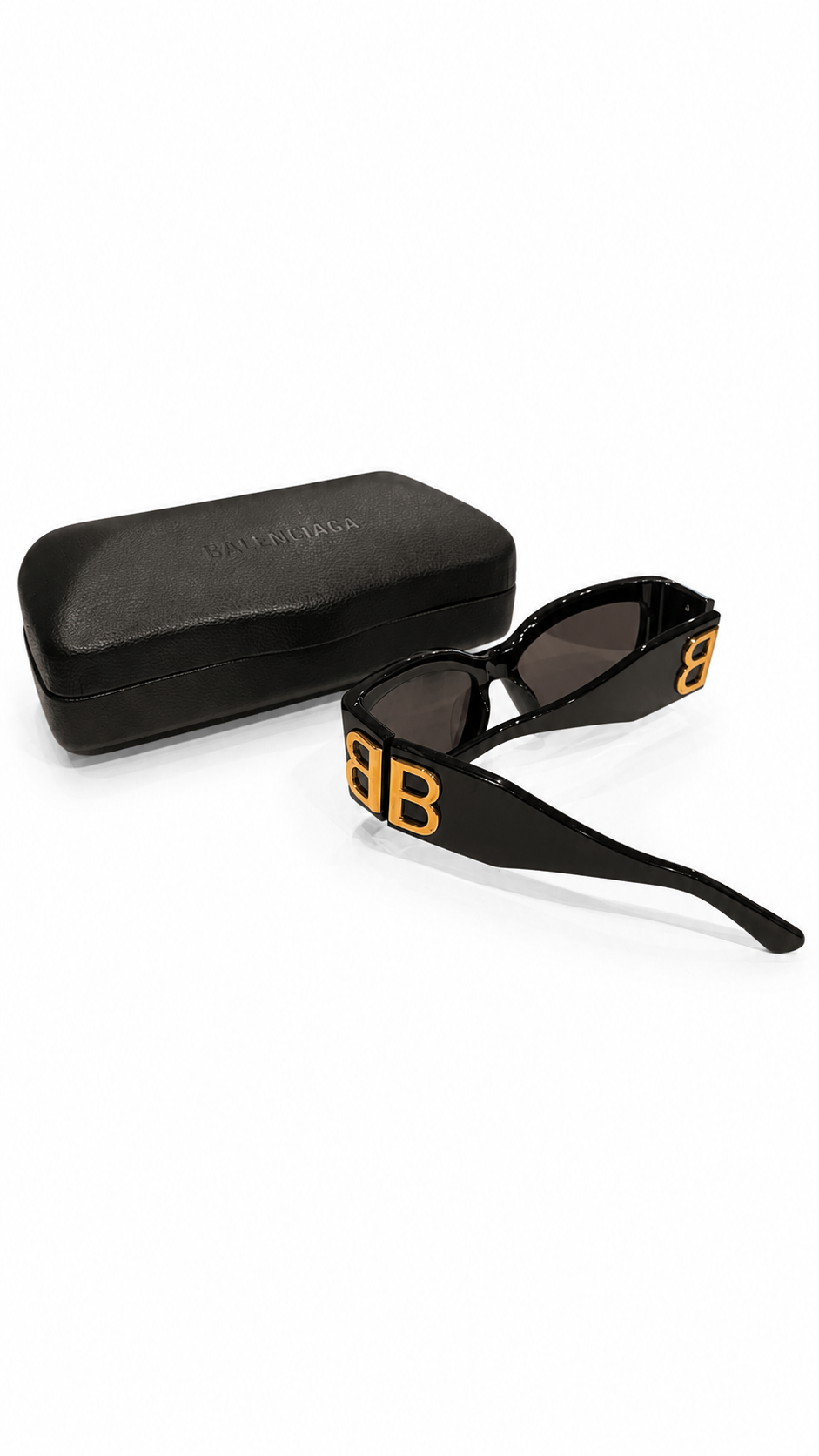BALENCIAGA BOSSY CAT SUNGLASSES BLACK