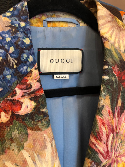 Gucci floral blazer