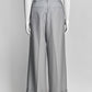 FENDI PATTERNED PALE BLUE PLEATED PANTS 40