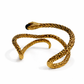 Saint Laurent Gold-plated Snake wrap Bracelet