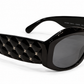 Chanel sunglasses featuring quilt pattern frames
