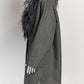 Fabiana Filippi Grey Wool Coat IT42
