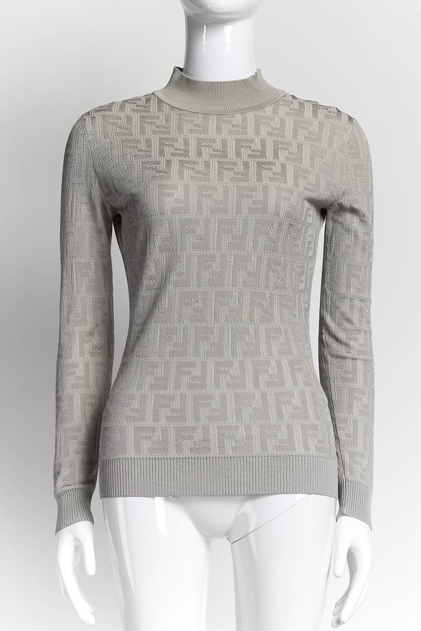 Fendi Beige Kint Monogram Top 38