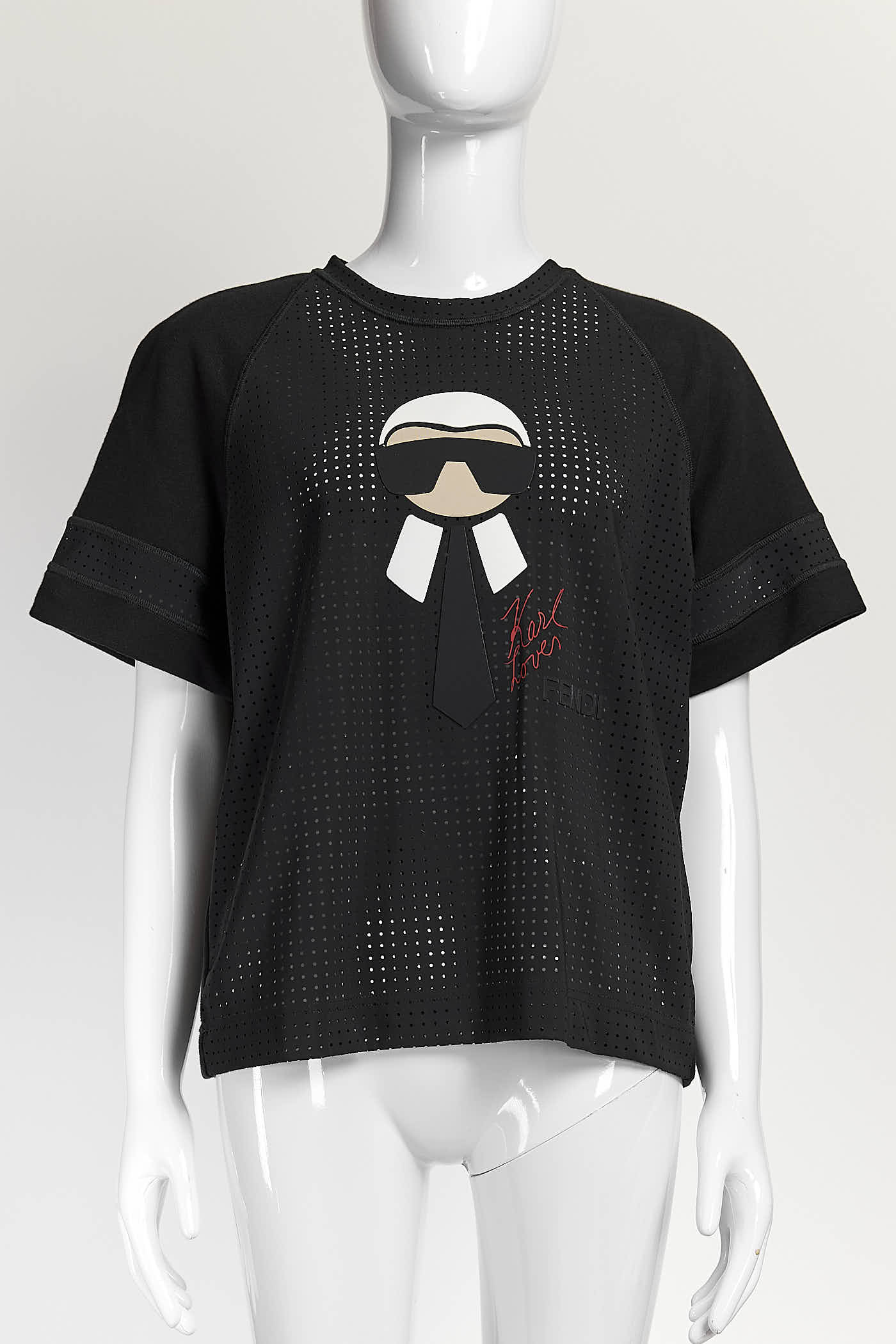 Fendi Black Purported Shirt with Karl Logo 38