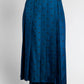 Fendi Karligraphy Pleated Logo-Print Silk Midi Skirt 44