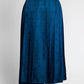 Fendi Karligraphy Pleated Logo-Print Silk Midi Skirt 44