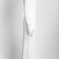 Fendi Logo White Kint Long Dress 44