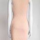 Fendi Pink Tank Monogram Dress 36