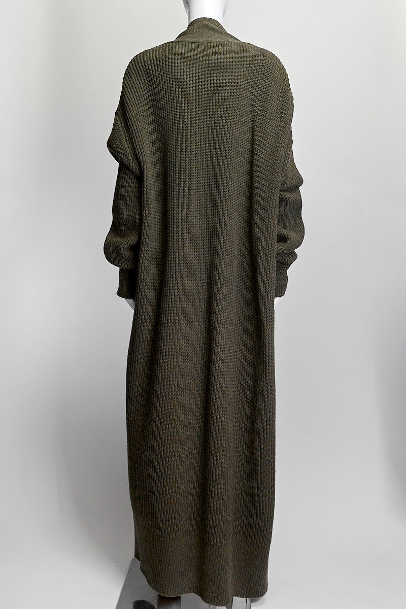 Frankie Shop Army Green Long Cardigan M/L