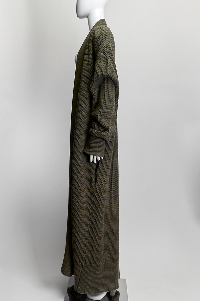 Frankie Shop Army Green Long Cardigan M/L