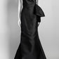 Frascara Black Strapless Long Gown 14