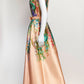 Frascara Pink Floral One Shoulder Gown 4