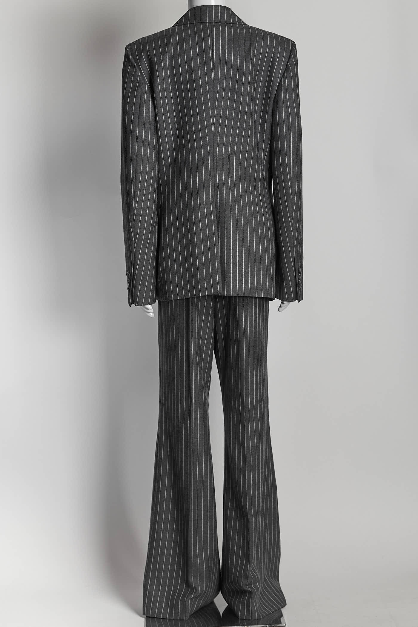 GABRIELA HEARST Leiva pinstriped wool-twill Suit Blazer/Trouser 44