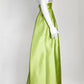 GRETA CONSTANTINE ILKOOL V-NECK GOWN WITH TUCK DETAILING IT 40