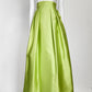GRETA CONSTANTINE ILKOOL V-NECK GOWN WITH TUCK DETAILING IT 40