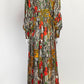 GUCCI ANIMAL PRINT MAXI DRESS 38