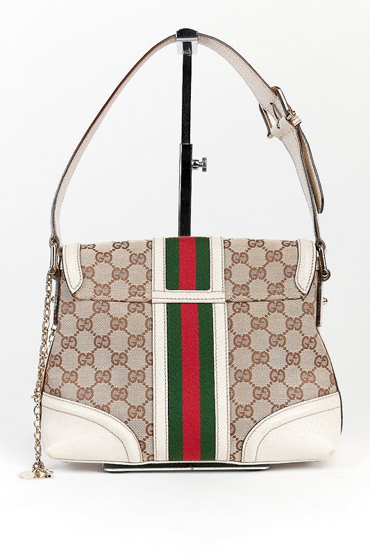 GUCCI GG TREASURE FLAP SHERRY LINE BAG