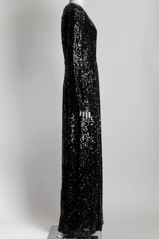 Gavan London Black Sequin Dress 6