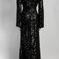 Gavan London Black Sequin Dress 6