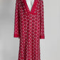 Georges Hobeika Red Beading Dress IT 38