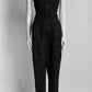 Giambattista Valli Blac Lace SLeeveless Jumpsuit 46