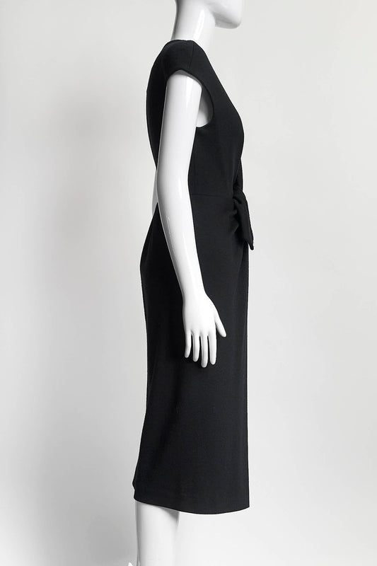 Giambattista Valli Black Wool Dress 44