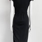 Giambattista Valli Black Wool Dress 44