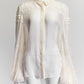 Giambattista Valli Cream Lace Blouse S