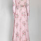 Giambattista Valli Pink Floral-Print Silk Gown IT 38