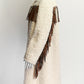 Giambattista Valli Shearling Coat with Fringe IT 42