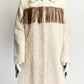 Giambattista Valli Shearling Coat with Fringe IT 42