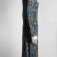 Givenchy Blue Paisley Print Jersey Dress 40