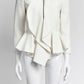 Givenchy Cream Peplum Jacket 36