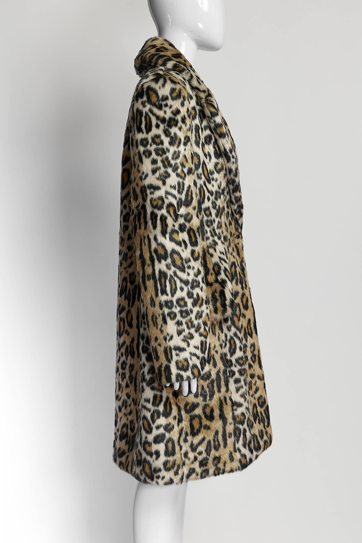 Givenchy Leopard Printed Coat 40
