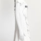 Givenchy White Kids Ruffle Logo Print Dress 12+